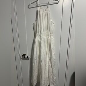 NWOT Uniqlo Halter Maxi Dress | White | Size L